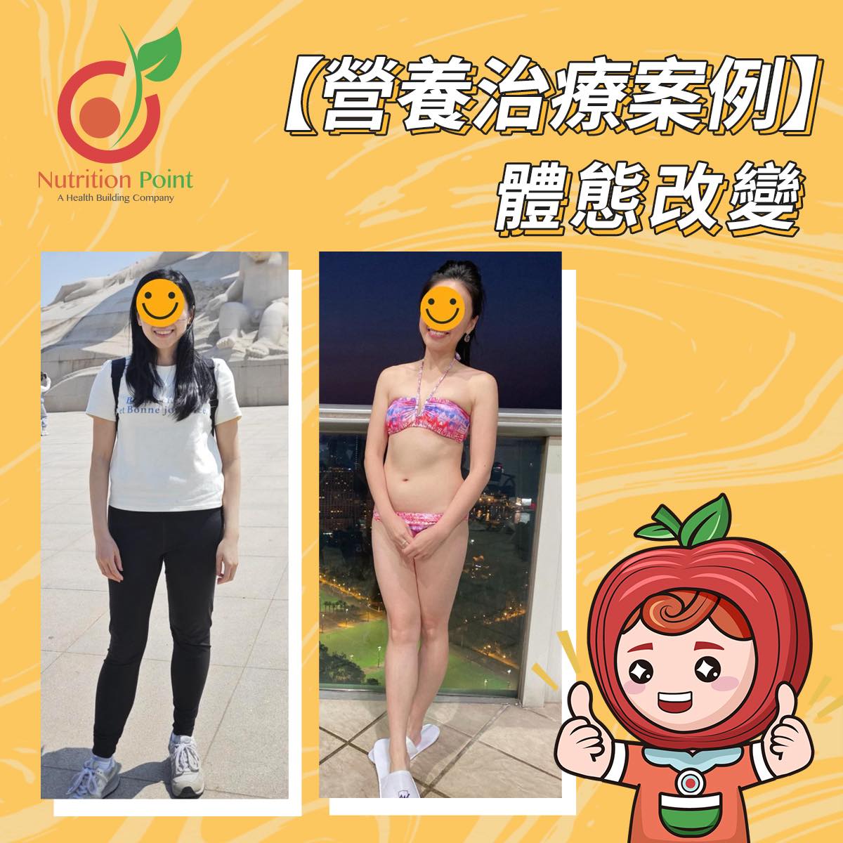 【營養案例】體態改變